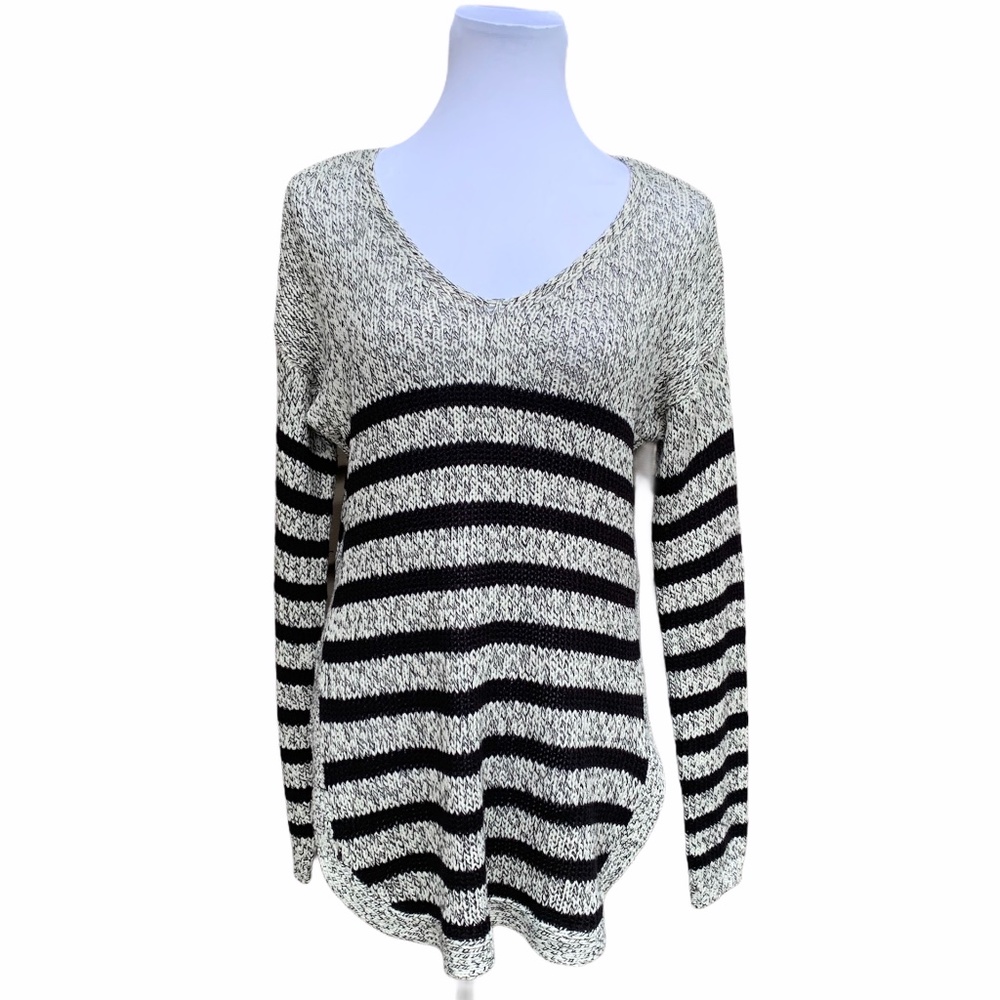 Alya Striped Knit Sweater size M